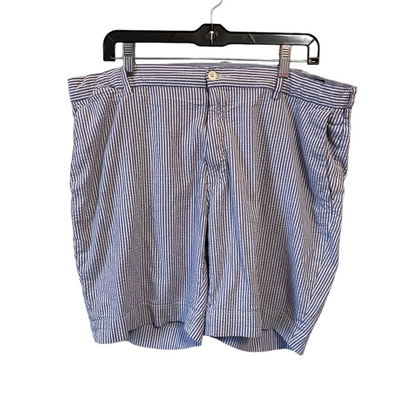 Polo Ralph Lauren Seersucker Stretch Straight Fit Mens Shorts Size 36 Inseam 8” - Picture 1 of 4